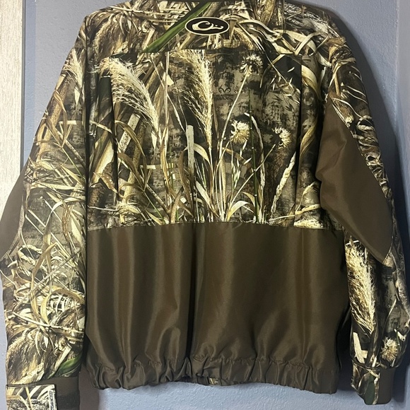 Drake Waterfowl Refuge Jacket Mens Small Realtree Max 5 Magnattach Camo Hunting - Picture 9 of 11